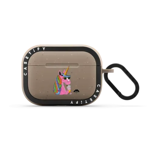 Millie the Milkshake Unicorn Airpods Pro Case by Mulga - AirPods Pro 2 - Earbuds Bounce Case