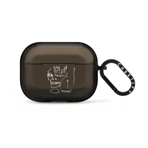 Doodle AirPods - White Logo Pro Case - AirPods Pro 2 - Earbuds Impact Case
