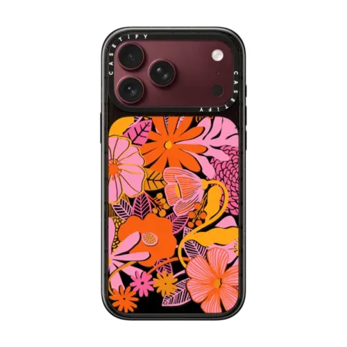 Groovy Floral - iPhone 18 Pro Max - Impact Case MagSafe Compatible - Glossy