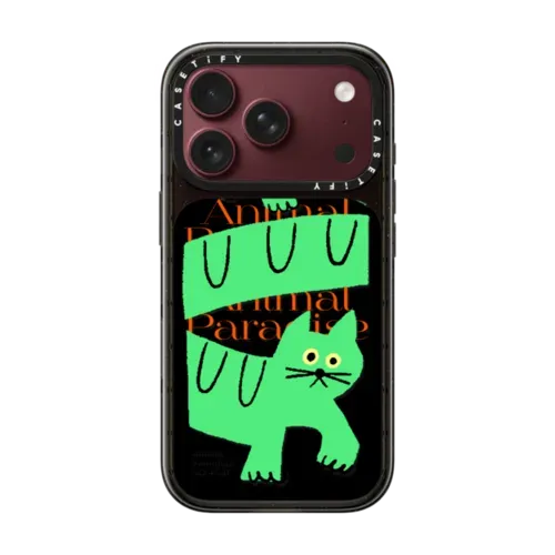 Animal Paradise no.4 cat - iPhone 18 Pro - Impact Case MagSafe Compatible - Glossy
