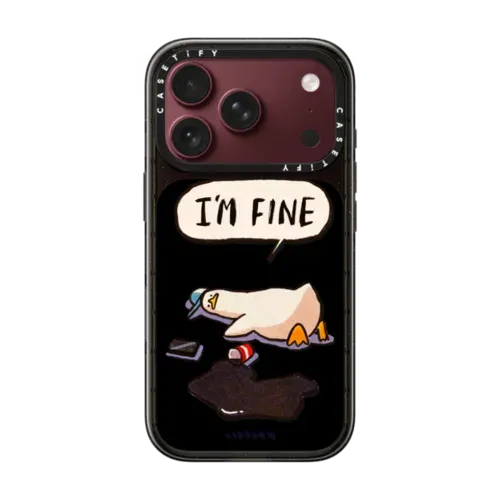 I'm fine - iPhone 18 Pro - Impact Case MagSafe Compatible - Glossy