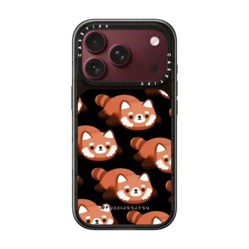 Red Panda by Purringcatco - iPhone 18 Pro - Impact Case MagSafe Compatible - Glossy