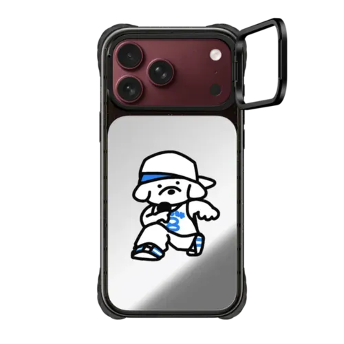 mini JOHN (Rapper) - iPhone 18 Pro Max - Ultra Impact Ring Stand Case - Mirror