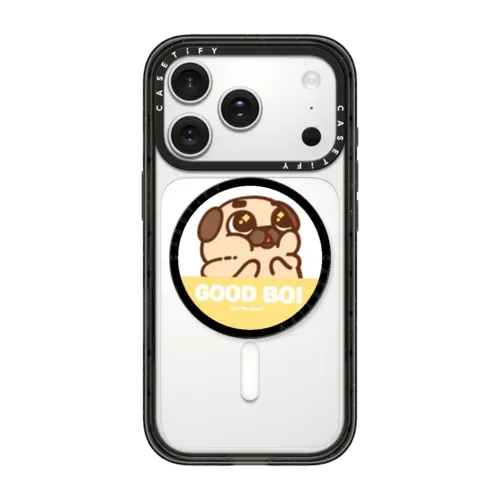 Puglie Pug Good Boi - Snappy Grip Stand - Snappy Grip Stand MagSafe Compatible