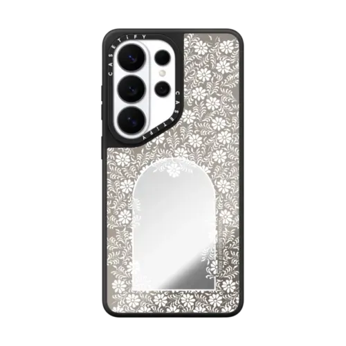 NMK Chrysanthemum Scroll Case - Galaxy S26 Ultra - Mirror Magnetic Case