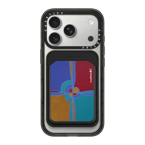 Whanki Cross Composition Snappy Leather Wallet - Snappy MagSafe Wallet - Snappy BioVeg Wallet MagSafe Compatible