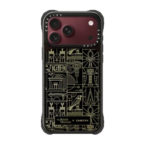 Ancient Egypt Pattern Case - iPhone 18 Pro Max - Ultra Impact Case MagSafe Compatible - Glossy