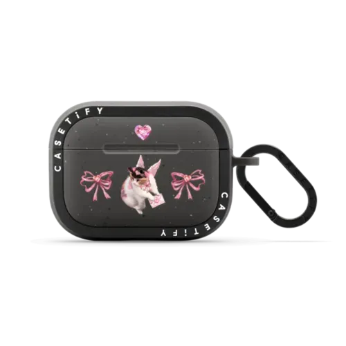 Heart Bow Cat - AirPods Pro 2 - Earbuds Bounce Case