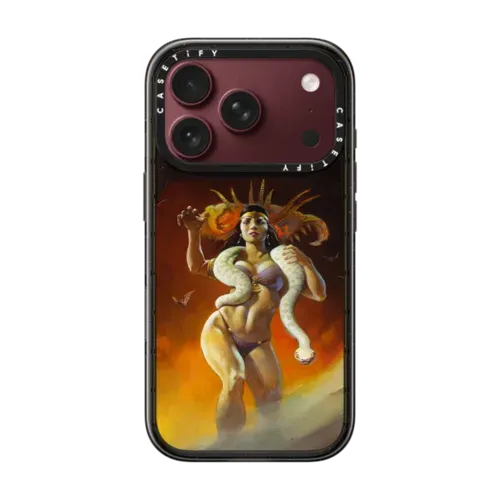 Dusk Til Dawn by Frazetta Girls - iPhone 18 Pro - Impact Case MagSafe Compatible - Glossy