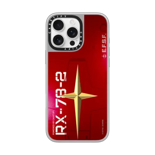 Gundam Shield Phone Case - iPhone 16 Pro Max - Mirror Case MagSafe Compatible