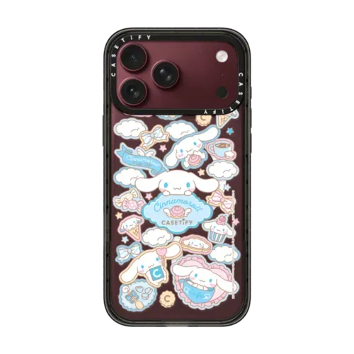 Cinnamoroll Lovely Cafe Sticker Case - iPhone 18 Pro Max - Impact Case MagSafe Compatible
