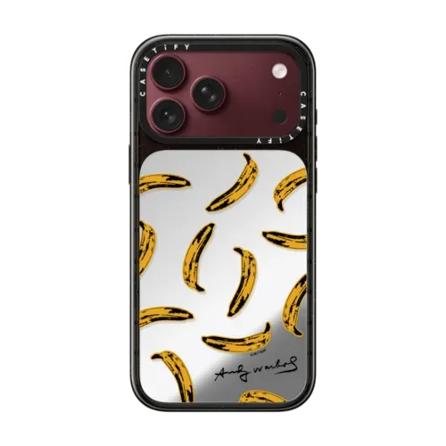 Banana Pattern Case (Black Signature) - iPhone 18 Pro Max - Impact Case - Mirror