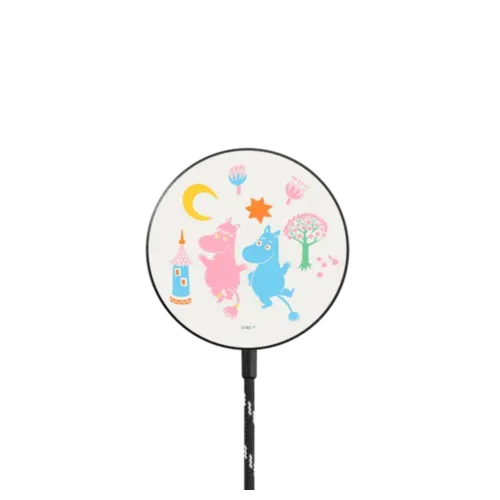 Moomin & Snorkmaiden Magnetic Wireless Charger - PowerThru Magnetic Wireless Charger MagSafe Compatible