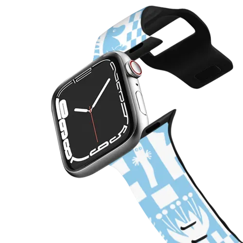 Moomin Puzzle Pattern Watch Band - Apple Watch Series 7-9 (45mm) - Impact Band