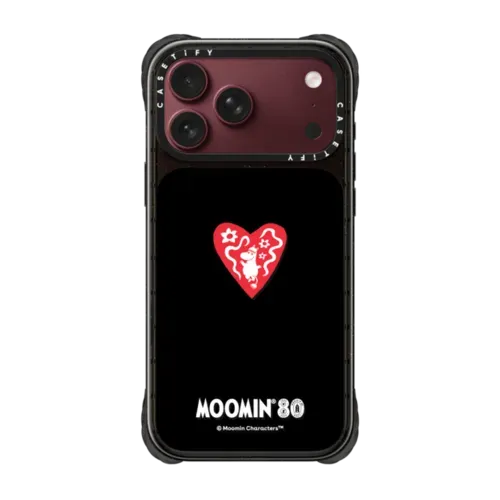Moomin in Heart Case - iPhone 18 Pro Max - Ultra Impact Case MagSafe Compatible - Glossy