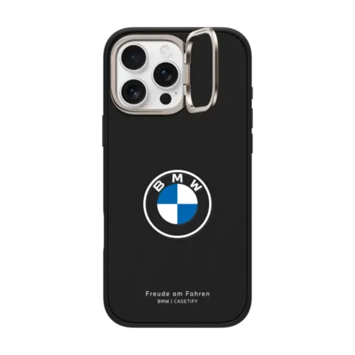 BMW Collectible Aluminium Ring Stand Case - iPhone 16 Pro Max - Impact Ring Stand Case MagSafe Compatible