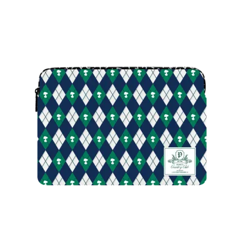 Peanuts Argyle Pattern Laptop Sleeve - Large (16") - Impact Laptop Sleeve