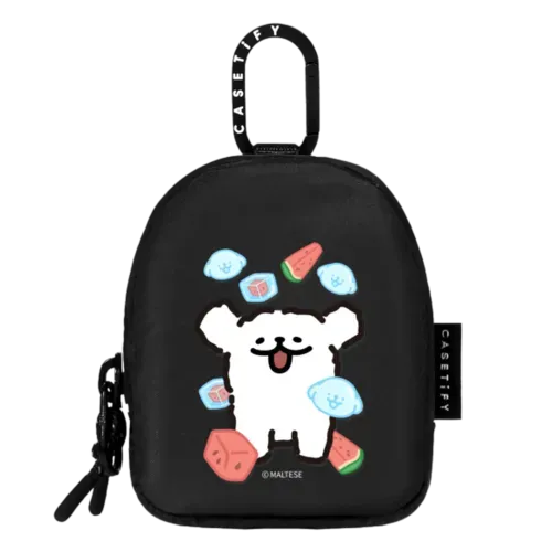 Maltese Icy Watermelon Earbuds Pouch