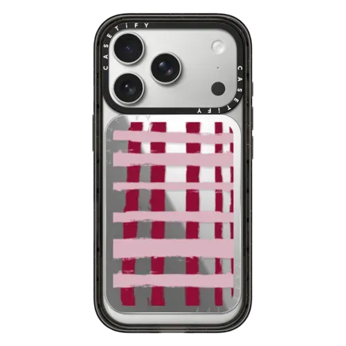 Berry Stripes - Snappy Cardholder Stand - Snappy Mirror Cardholder Stand MagSafe Compatible