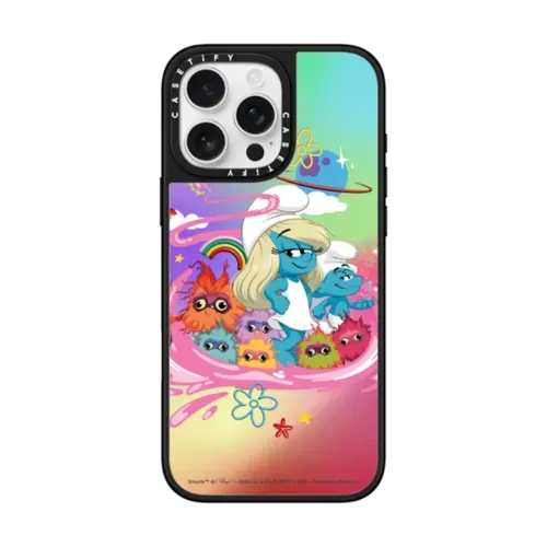 Smurfs and the Poots Case - Movie Edition - iPhone 16 Pro Max - Mirror Case MagSafe Compatible