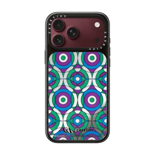 V&A Geometry Edit, Bullseye 3 Case - iPhone 18 Pro Max - Impact Case - Mirror
