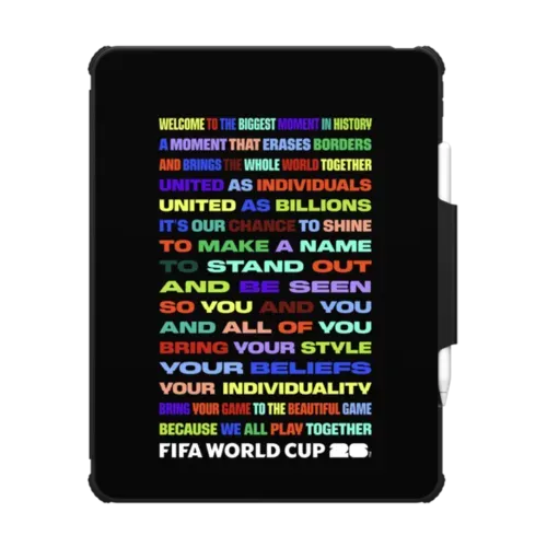 FIFA WORLD CUP 26™ MANIFESTO TABLET CASE - iPad Pro 13-inch (M4/M5) - iPad Impact Folio Case