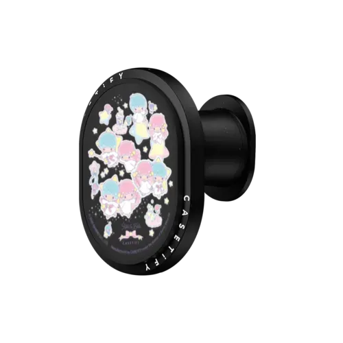 Little Twin Stars 50th Anniversary Sticker Wireless Car Charger - PowerThru Wireless Car Charger - PowerThru Wireless Car Charger MagSafe Compatible