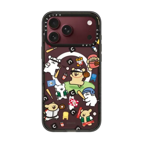 Maltese Baseball Sticker Case - iPhone 18 Pro Max - Impact Case MagSafe Compatible
