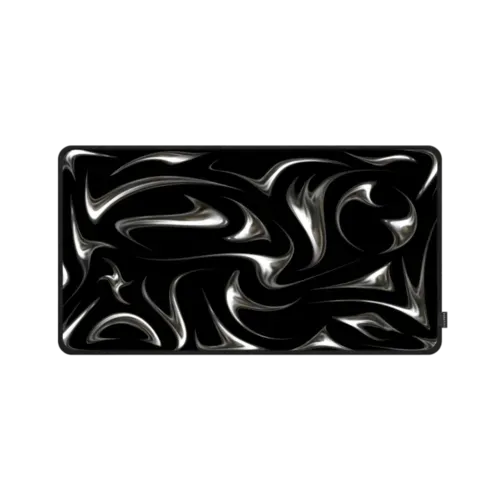 Abstract Chrome - Desk Mat - Desk Mat