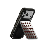 Brown Checks - Snappy Cardholder Stand - Snappy Mirror Cardholder Stand MagSafe Compatible