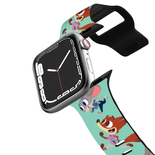 Nick and Judy Pattern Watch Band - Apple Watch Series 7-9 (45mm) - Impact Band