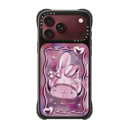 My Melody Chrome Case - iPhone 18 Pro Max - Ultra Impact Case MagSafe Compatible - Glossy