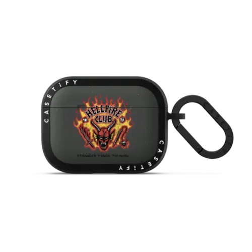 Stranger Things Hellfire Club Earbuds Case - AirPods Pro 3 - Earbuds Bounce Case