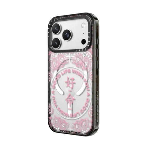WYAGL Paisley Case - Pink - iPhone 18 Pro Max - Impact Case MagSafe Compatible