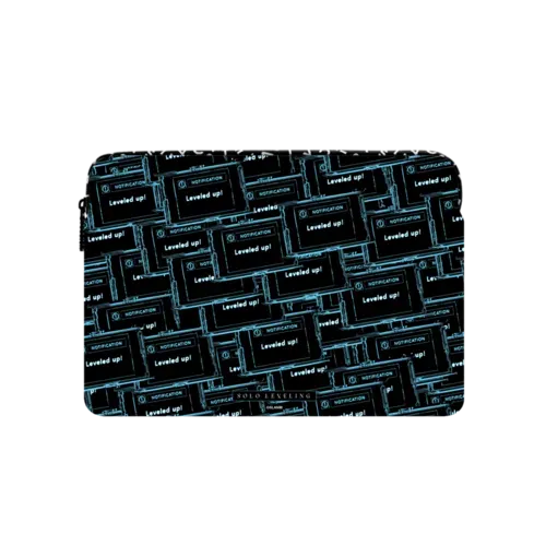 Solo Leveling Leveled Up Laptop Sleeve - Large (16") - Impact Laptop Sleeve