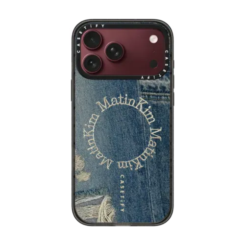 MATIN KIM DENIM CIRCLE CASE - iPhone 18 Pro Max - Impact Case MagSafe Compatible