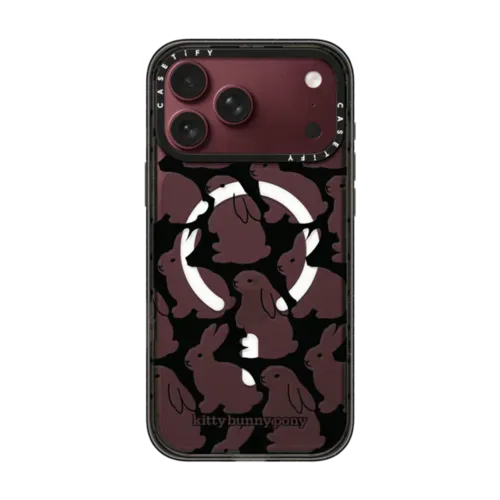 Little Black Bunnies Case - iPhone 18 Pro Max - Impact Case MagSafe Compatible