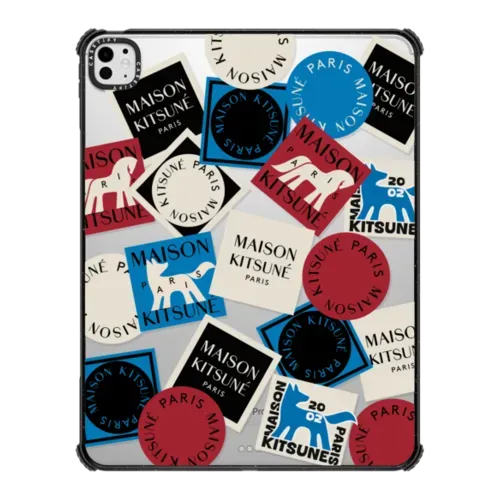 Maison Kitsuné Art Gallery Fox Sticker Tablet Case (Impact) - iPad Pro 13-inch (M4/M5) - iPad Impact Case