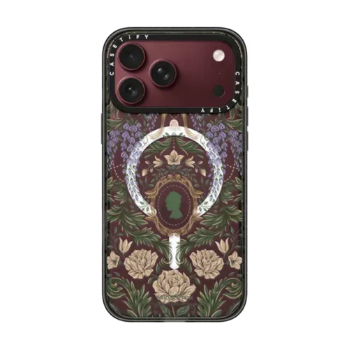 Bridgerton Damask Pattern Case - iPhone 18 Pro Max - Impact Case MagSafe Compatible
