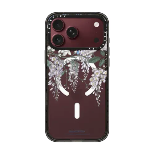 Bridgerton Draping Wisteria Custom Case - iPhone 18 Pro Max - Impact Case MagSafe Compatible