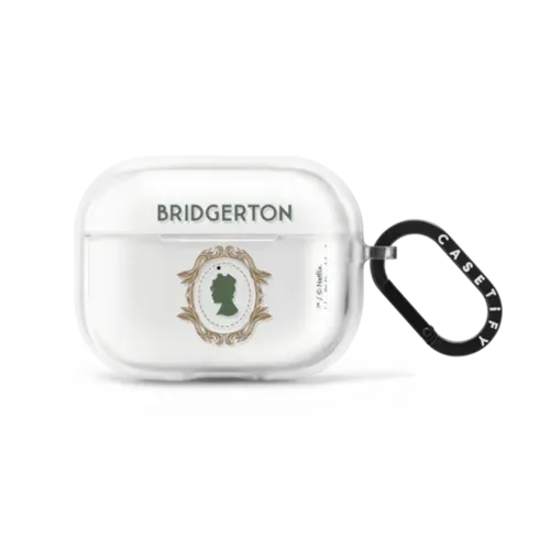 Bridgerton Damask Pattern Earbuds Case - AirPods Pro 2 - Earbuds Impact Case
