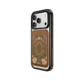 Bridgerton Damask Pattern Snappy Wallet - Snappy MagSafe Wallet - Snappy BioVeg Wallet MagSafe Compatible
