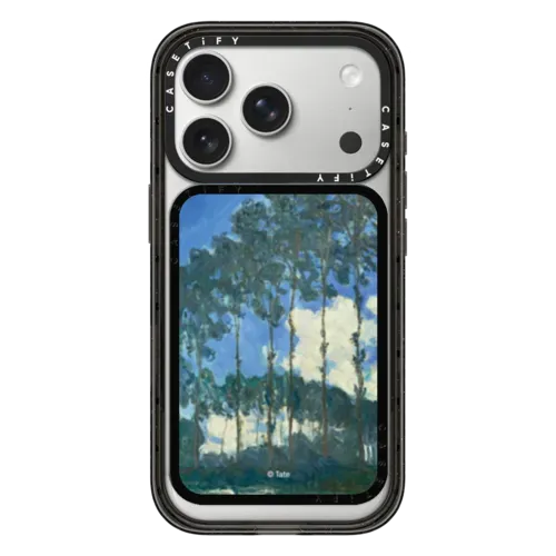Poplars on the Epte Snappy Cardholder Stand - Snappy Cardholder Stand MagSafe Compatible