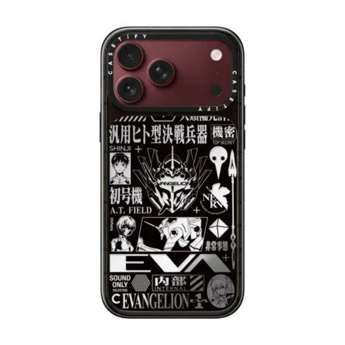 Evangelion 30th Anniversary Pattern Case - iPhone 18 Pro Max - Impact Case - Mirror