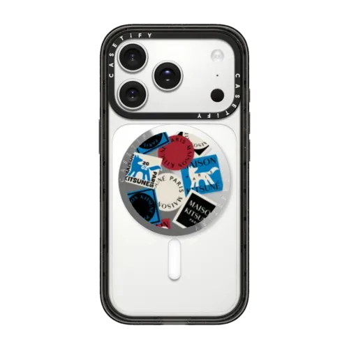 Maison Kitsuné Art Gallery Fox Sticker Gripstand - Snappy Grip Stand - Snappy Mirror Grip Stand MagSafe Compatible