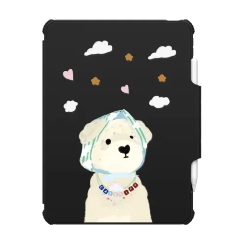 Bandana Poodle - iPad Air 11-inch (M2 - M4) - iPad Impact Folio Case
