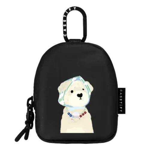 Bandana Poodle - Pouch - Earbuds Pouch