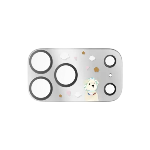 Bandana Poodle - iPhone 17 Pro Max (Lens Protector) - Mirror Camera Lens Protector