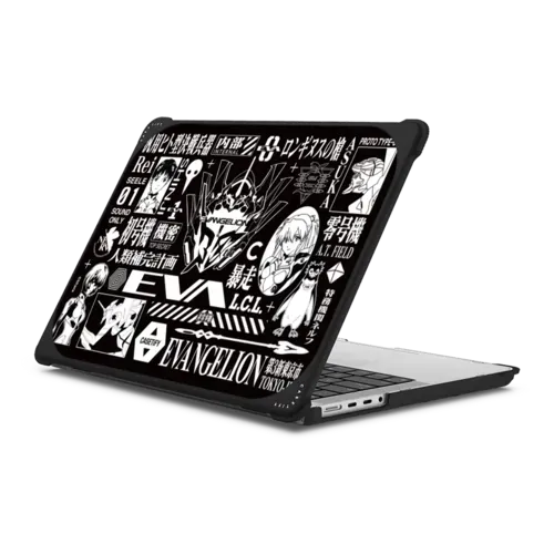 Evangelion 30th Anniversary Pattern Laptop Case - MacBook Pro 14-inch (M1 - M5) - MacBook Bounce Case