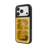 FIFA WORLD CUP 26 PRINTED TROPHY CASE - iPhone 17 Pro Max - Metallic Glaze Case MagSafe Compatible